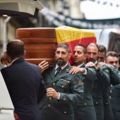 Funeral del guardia civil asesinado en Granada