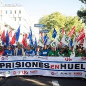 Movilización de los funcionarios de centros penitenciarios en Madrid