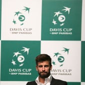 Gerard Piqué, en la presentación de la nueva Copa Davis