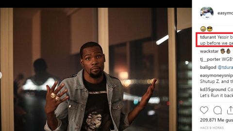 El pol&eacute;mico comentario del hermano de Kevin Durant