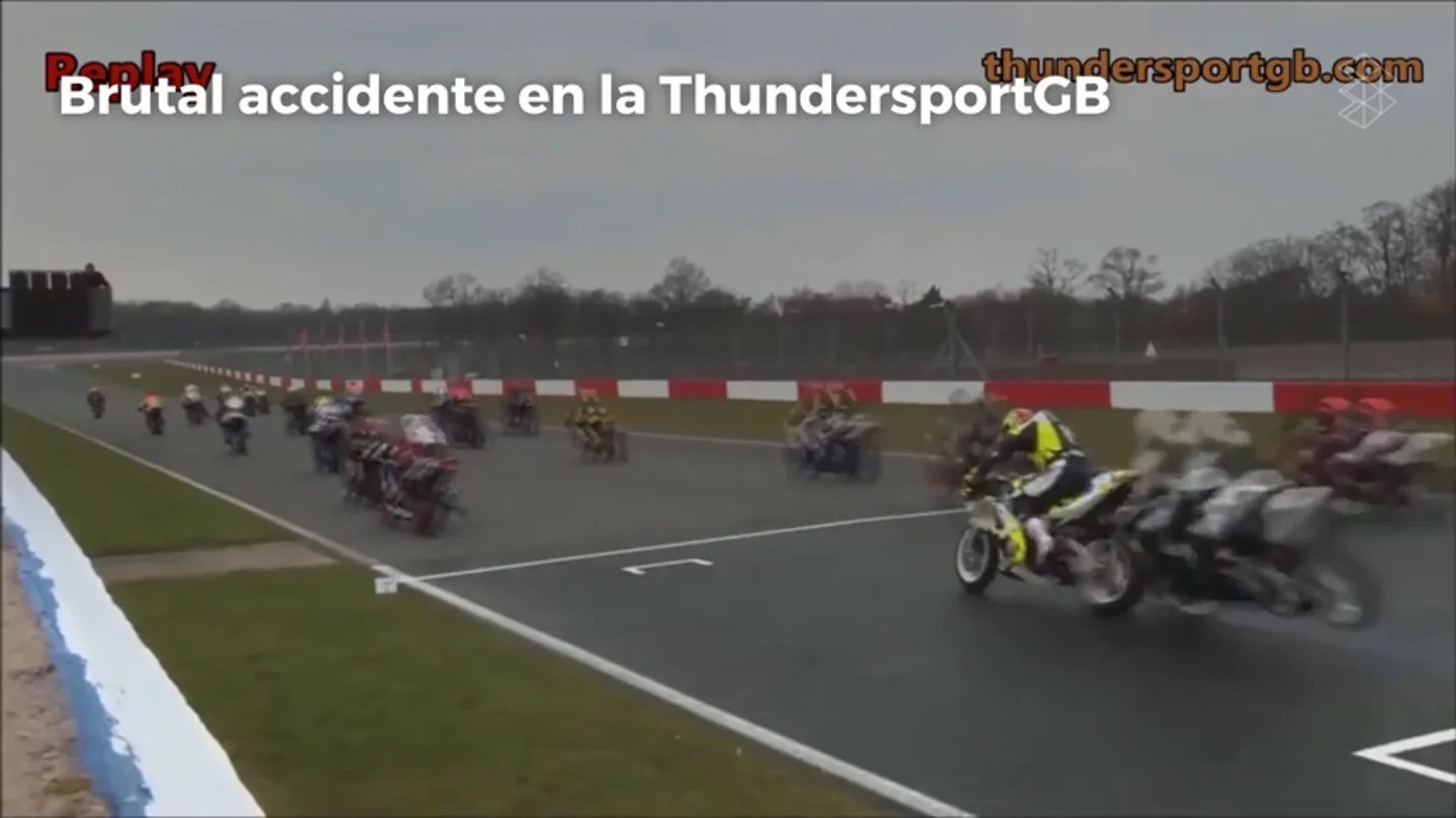 Duras imágenes: brutal accidente en la ThundersportGB Duras imágenes: brutal accidente en la ThundersportGB