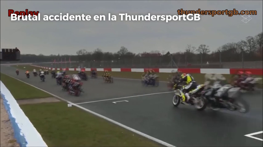 Brutal accidente en la ThundersportGB: están vivos de milagro Brutal accidente en la ThundersportGB: están vivos de milagro