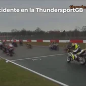 Duras imágenes: brutal accidente en la ThundersportGB Duras imágenes: brutal accidente en la ThundersportGB