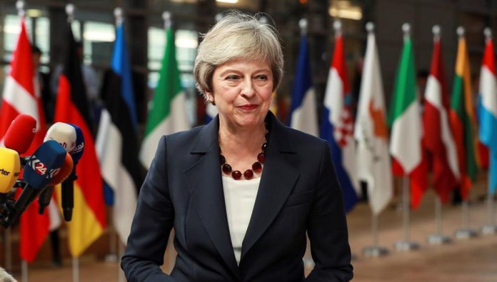 La primera ministra británica, Theresa May