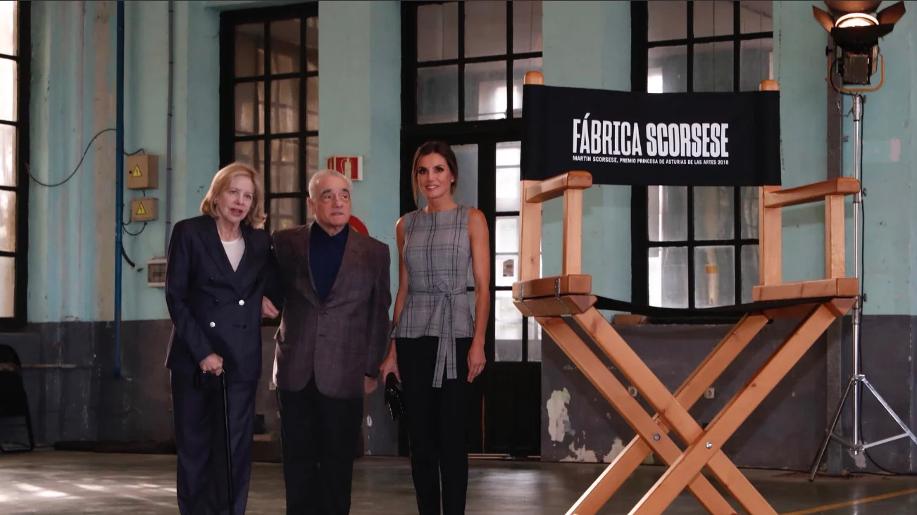 La Reina Letizia y Martin Scorsese La Reina Letizia y Martin Scorsese