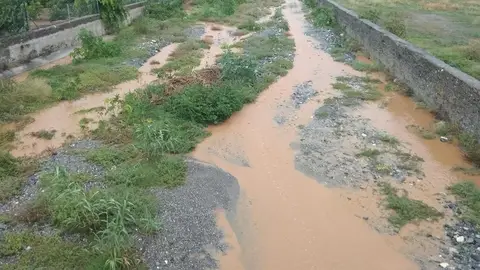 Arroyo en Almuñecar Lluvias caídas en Almuñecar entre 24 y 30 litros