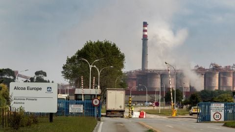 Imagen de la entrada de la empresa Alcoa