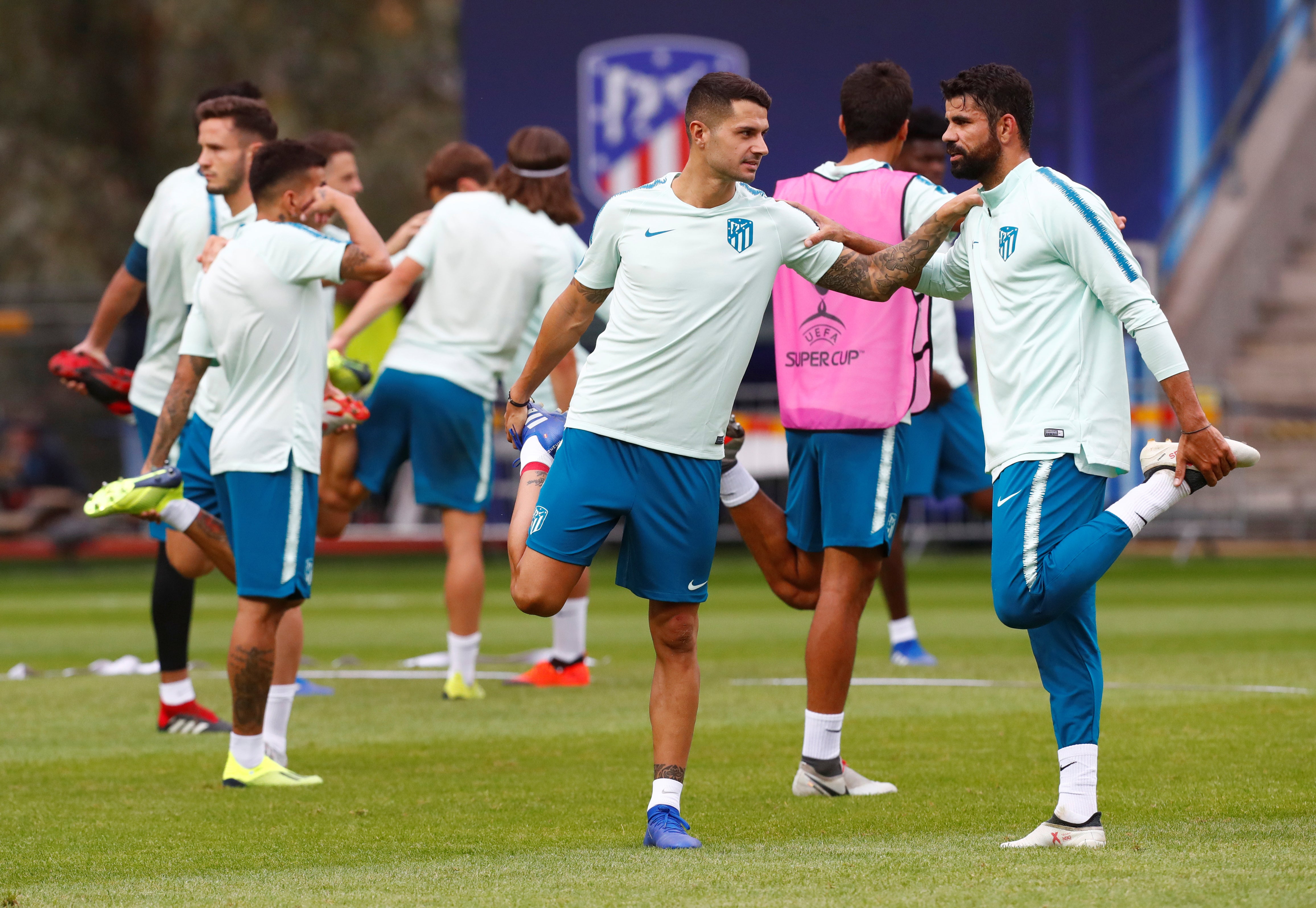 Diego Costa vuelve a trabajar con el grupo y Simeone dispone de todos sus efectivos Diego Costa vuelve a trabajar con el grupo y Simeone dispone de todos sus efectivos