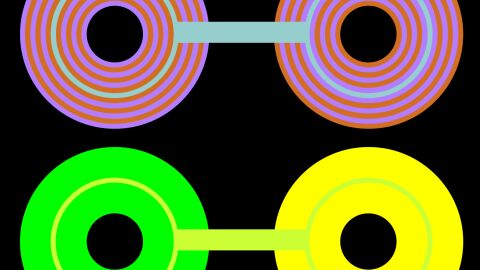 La percepcion de los colores cambia segun los que haya alrededor La percepcion de los colores cambia segun los que haya alrededor