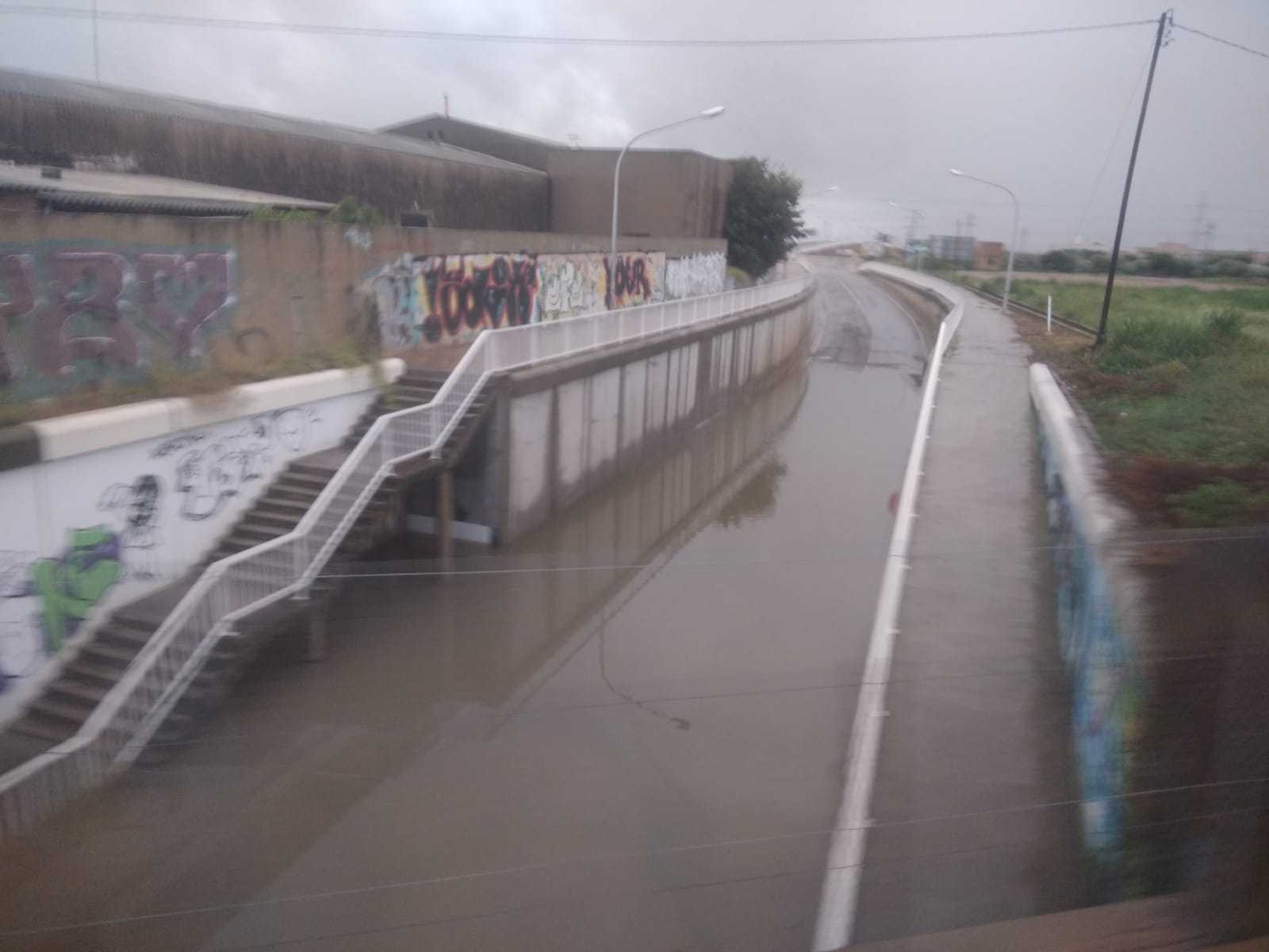 El temporal deixa 150 litres per metres quadrat en 12 hores en Vila-real El temporal deixa 150 litres per metres quadrat en 12 hores en Vila-real
