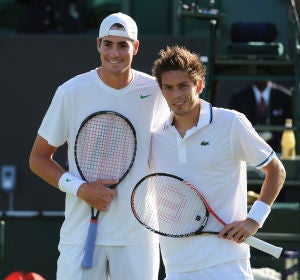 John Isner y Nicolas Mahut disputaron el partido más largo de Wimbledon John Isner y Nicolas Mahut disputaron el partido más largo de Wimbledon