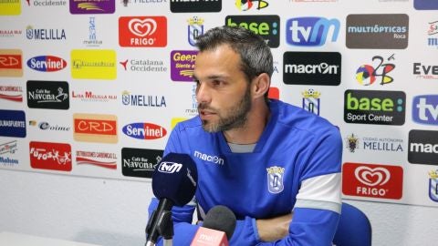 Ricardo Segura, jugador del Melilla. 