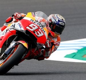Marc Márquez rueda en el GP de Japón Marc Márquez rueda en el GP de Japón