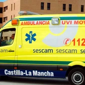 Foto de archivo de una ambulancia del SESCAM Foto de archivo de una ambulancia del SESCAM