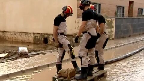 La UME trabajando en Campillos