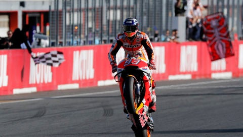 Marc M&aacute;rquez celebra su s&eacute;ptimo t&iacute;tulo de motociclismo