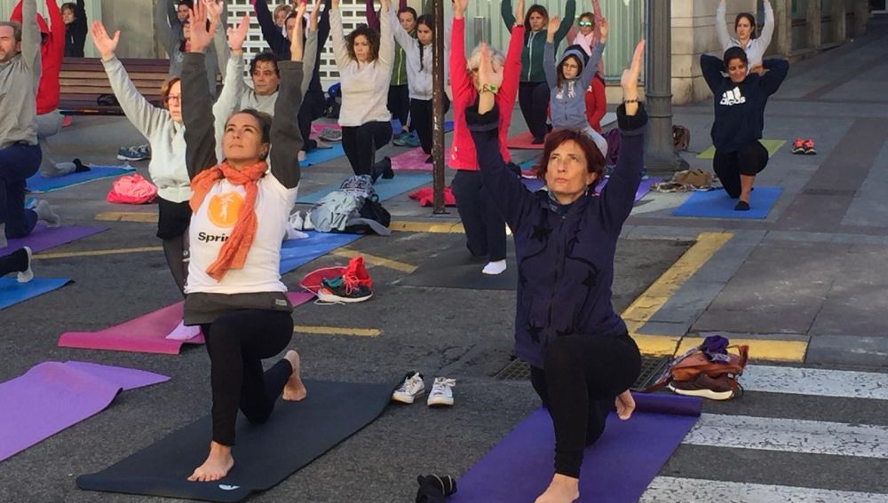 Clase de yoga en Elche