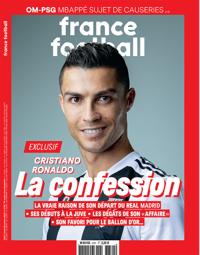 La 'confesión' de Cristiano Ronaldo en 'France Football': "En mi corazón, sé que soy uno de los mejores de la historia" La 'confesión' de Cristiano Ronaldo en 'France Football': "En mi corazón, sé que soy uno de los mejores de la historia"