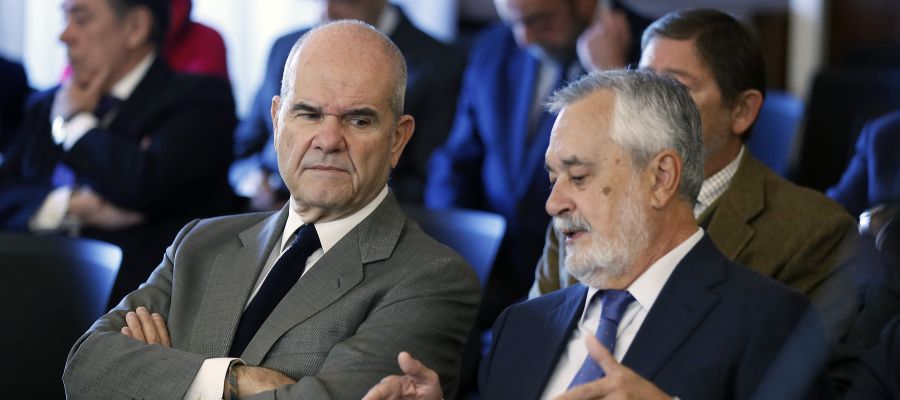 Chaves y Griñán en el juicio de los ERE Chaves y Griñán en el juicio de los ERE