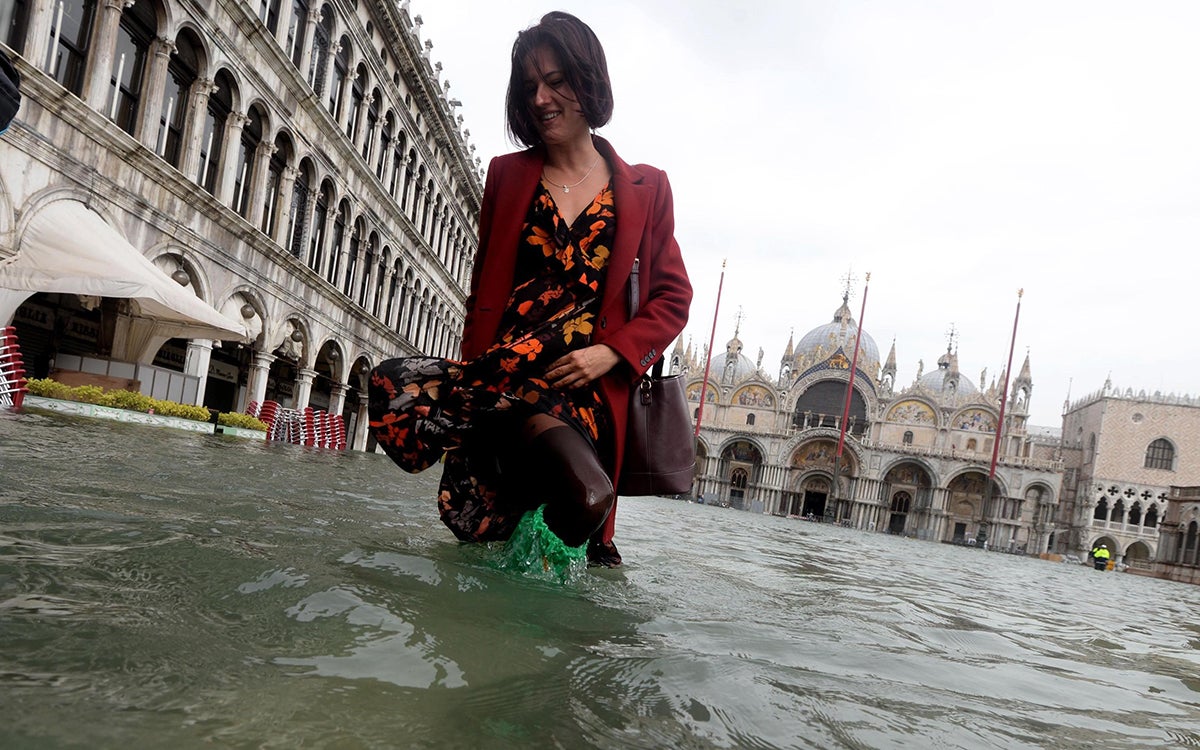 Venecia, inundada por las fuertes lluvias Venecia, inundada por las fuertes lluvias