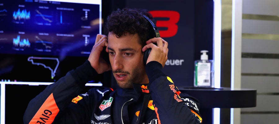 Ricciardo, durante el GP de México Ricciardo, durante el GP de México
