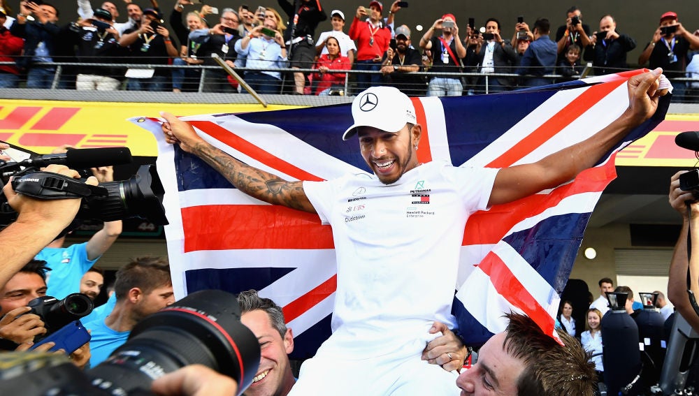 Lewis Hamilton, pentacampeón del mundo de Fórmula 1