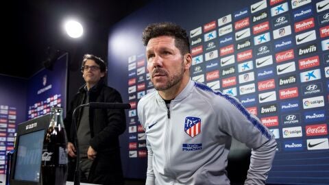 Simeone, en rueda de prensa