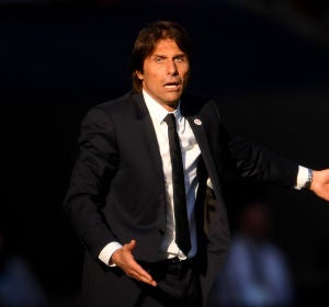 Antonio Conte, durante un partido Antonio Conte, durante un partido