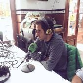 Raúl Iznata, ex jugador del Málaga, en el Cantarrana
