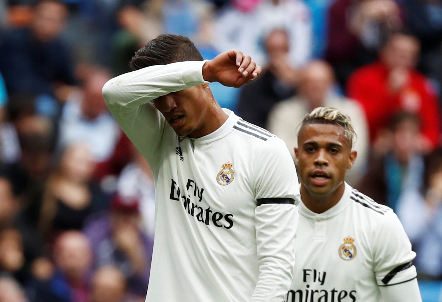 El Real Madrid confirma las lesiones de Varane y Mariano El Real Madrid confirma las lesiones de Varane y Mariano