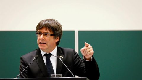 El expresidente de la Generalitat de Catalu&ntilde;a, Carles Puigdemont