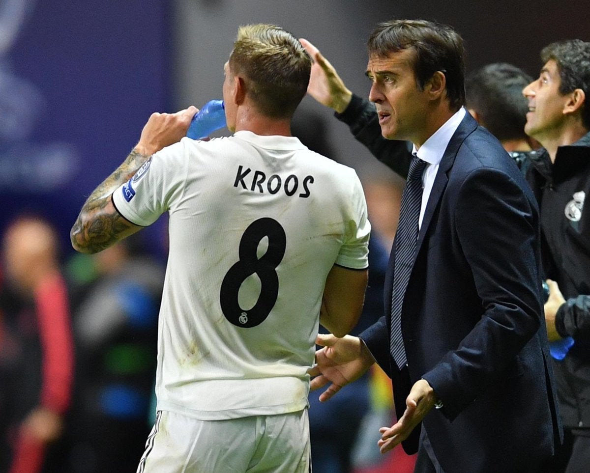 Mariano, Kroos y Ceballos, únicos jugadores del Real Madrid que despiden públicamente a Lopetegui Mariano, Kroos y Ceballos, únicos jugadores del Real Madrid que despiden públicamente a Lopetegui