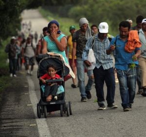 Caravana de migrantes hondureños Caravana de migrantes hondureños