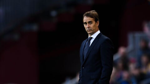 Julen Lopetegui, durante un partido