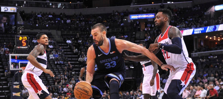 Marc Gasol, ante los Washington Wizards Marc Gasol, ante los Washington Wizards
