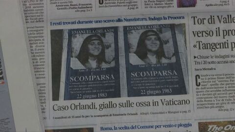 VIDEO: Los restos &oacute;seos hallados en el Vaticano podr&iacute;an ser de Emanuela Orlandi, la joven desaparecida desde 1983