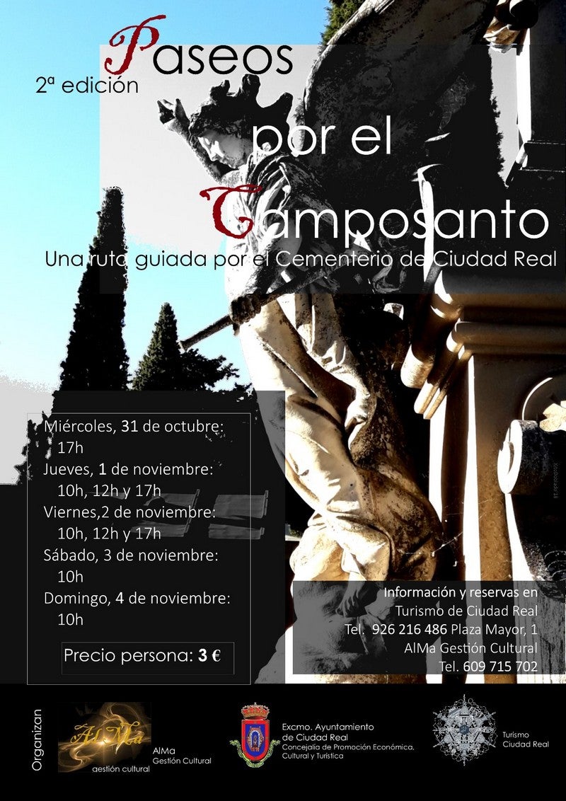 Esta tarde comienzan "los paseos por el Camposanto" de Ciudad Real. Esta tarde comienzan "los paseos por el Camposanto" de Ciudad Real.