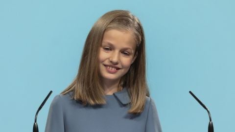 VIDEO La princesa Leonor interviene por primera vez en un acto oficial