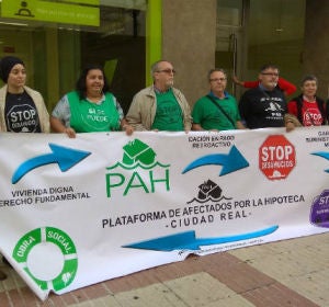La PAH se ha concentrado en Ciudad Real La PAH se ha concentrado en Ciudad Real