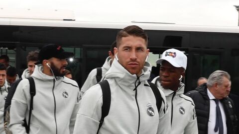 Ramos escribe un mensaje motivacional antes del partido de copa del rey contra el melilla
