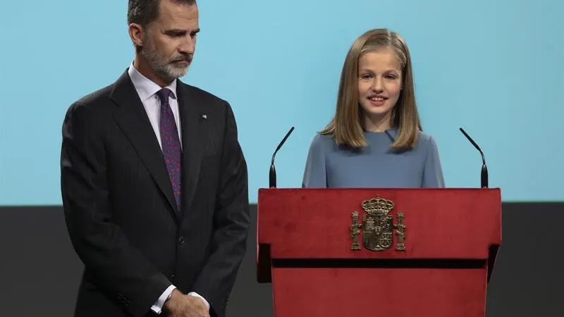 Primera intervención de la princesa Leonor Primera intervención de la princesa Leonor