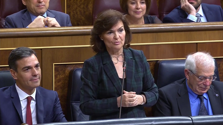 Calvo no se siente "en absoluto" desautorizada por el Vaticano sobre la inhumación de Franco Calvo no se siente "en absoluto" desautorizada por el Vaticano sobre la inhumación de Franco