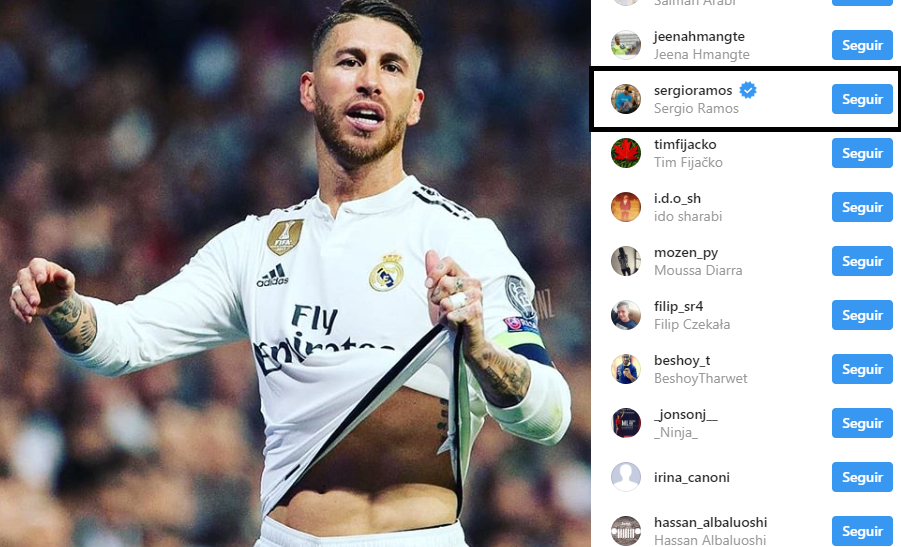 Sergio Ramos da 'me gusta' a una publicación en la que se critica a Courtois, Nacho y Varane Sergio Ramos da 'me gusta' a una publicación en la que se critica a Courtois, Nacho y Varane