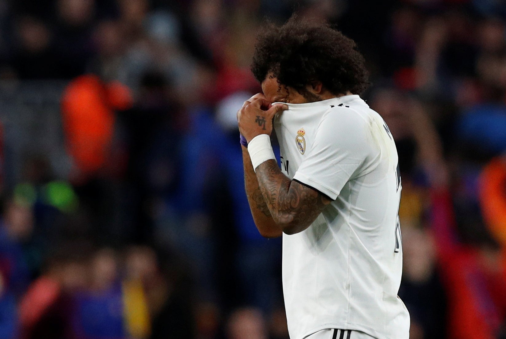 Marcelo sufre una lesión muscular en el bíceps femoral Marcelo sufre una lesión muscular en el bíceps femoral