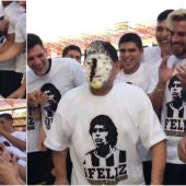 La fiesta del Dorados de Sinaloa para Maradona en su cumpleaños
