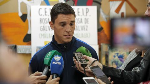 Fede Ricca, jugador del M&aacute;laga