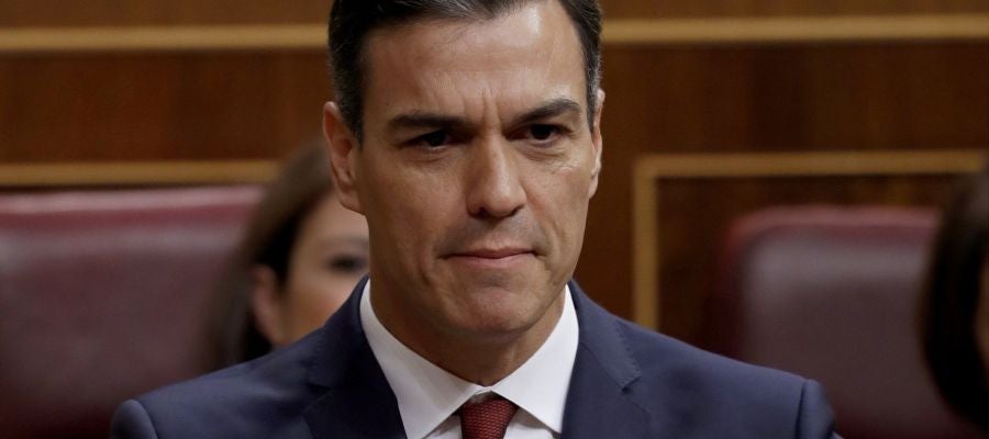 El presidente del Gobierno, Pedro Sánchez, durante la sesión de control El presidente del Gobierno, Pedro Sánchez, durante la sesión de control