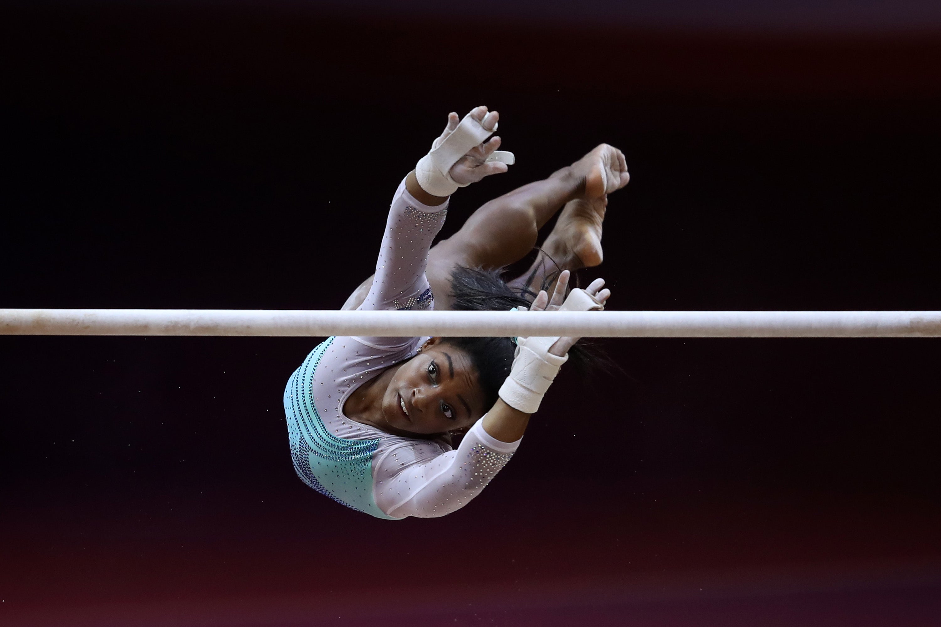 Simone Biles agranda su leyenda tras ganar su cuarto título mundial en Doha Simone Biles agranda su leyenda tras ganar su cuarto título mundial en Doha