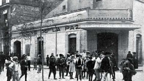 Fachada Cine de la Paz en el a&ntilde;o de la tragedia. 