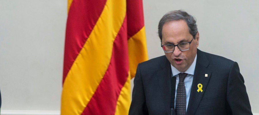 El presidente de la Generalitat, Quim Torra El presidente de la Generalitat, Quim Torra